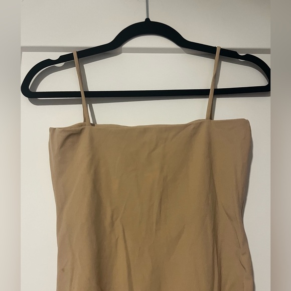 NWOT Zara Beige Nude Bodysuit Size Medium - Picture 4 of 7